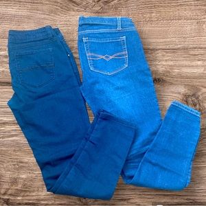 🌻lot of 2 Mudd and Sonoma juniors jeggings  5